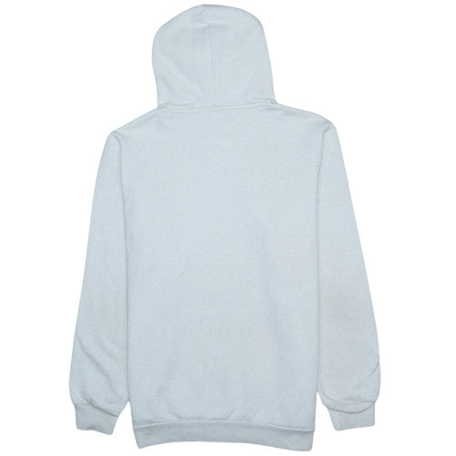 Puma Men's Grey Pullover Hoodie M Logo Sports Fleece