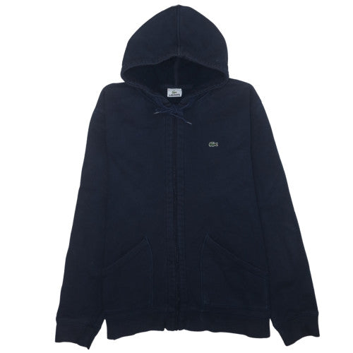 Lacoste Men's Blue Full Zip Hoodie 4XL Cotton Blend