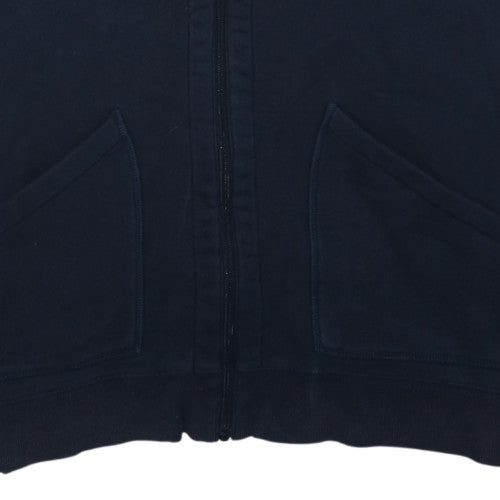 Lacoste Men's Blue Full Zip Hoodie 4XL Cotton Blend