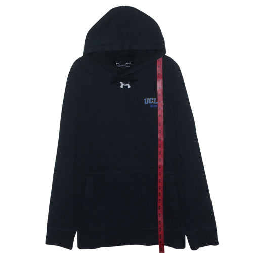 Under Armour Men’s Black UCLA Soccer Pullover Hoodie M ColdGear