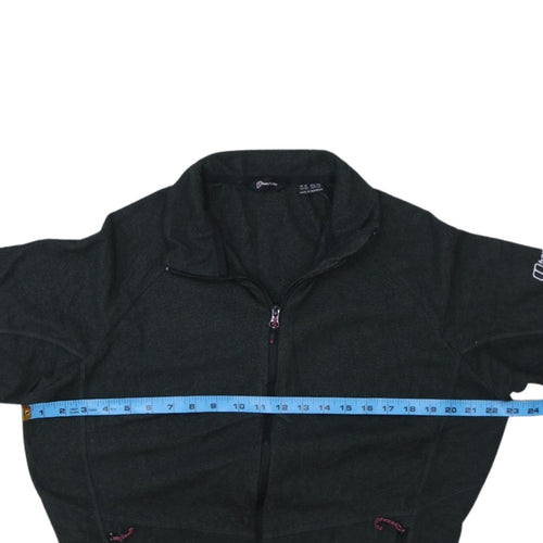 Berghaus Womens Black Size 18 Full Zip Fleece Jacket