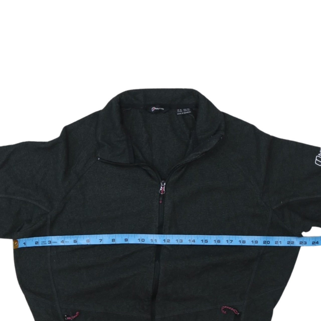 Berghaus Womens Black Size 18 Full Zip Fleece Jacket