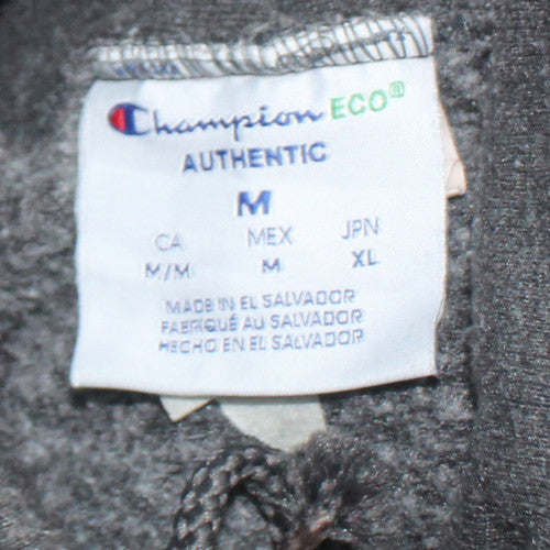 Champion Women's Grey Pullover Hoodie Medium Power Up Logo