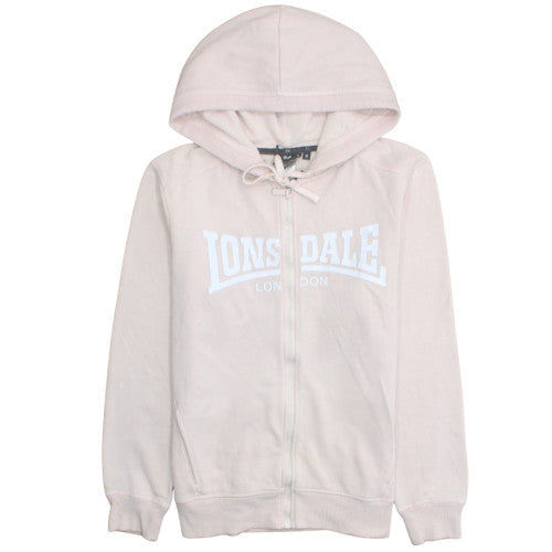 Lonsdale London Womens Beige Size 10 Full Zip Hoodie