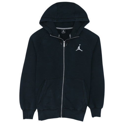 Jordan Men's Black Full Zip Hoodie Sweatshirt Size S