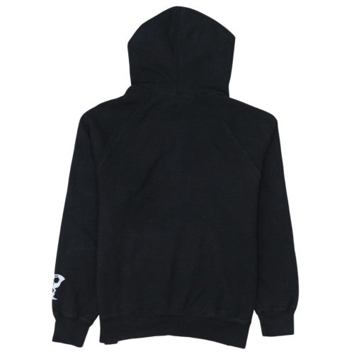 Hanes Men Black True Love Graphic Pullover Hoodie M Fleece
