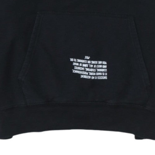 Hanes Men Black True Love Graphic Pullover Hoodie M Fleece