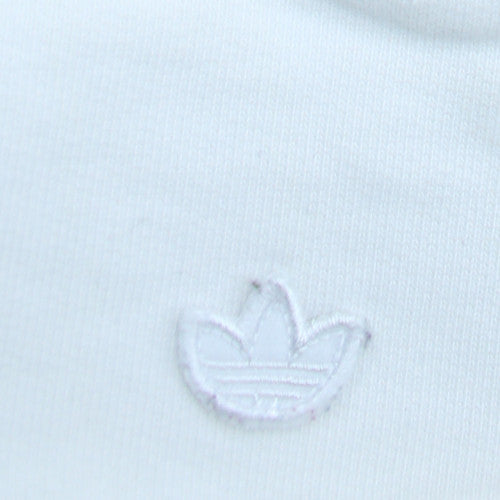 Adidas Women White Crew Neck Pullover Sweatshirt Size 18 L