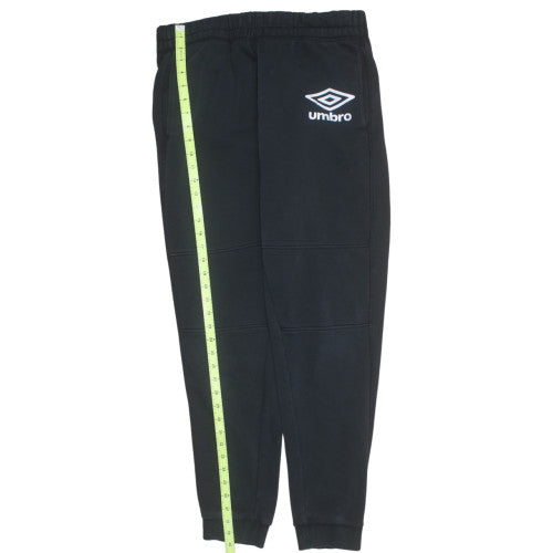 Umbro Mens Black L Sweatshirt Logo Graphic Cotton Blend
