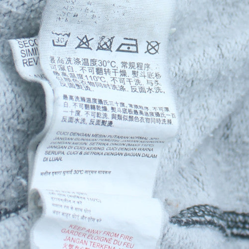 Quiksilver Mens Grey Full Zip Hoodie Size 2XL Regular Fit