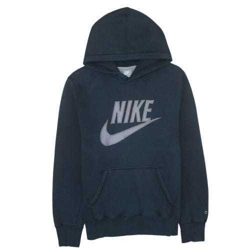 Nike Men's Blue Pullover Hoodie M Graphic Logo Sportswear