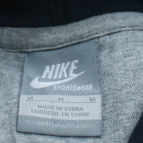 Nike Men's Blue Pullover Hoodie M Graphic Logo Sportswear