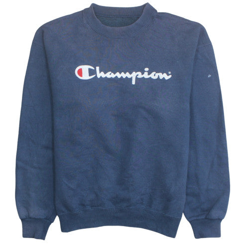 Champion Men's Blue M Crew Neck Pullover Sweatshirt