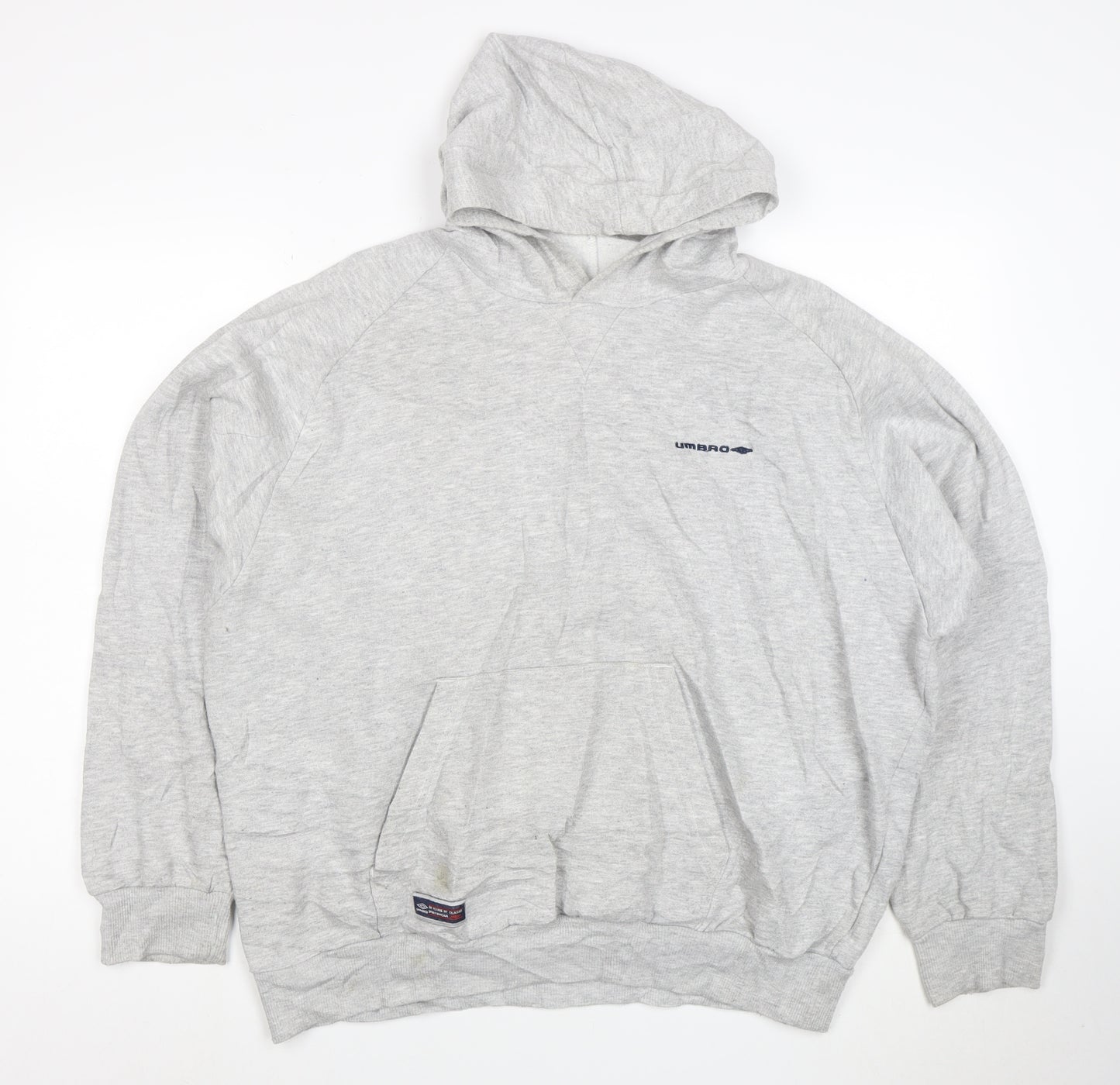 Umbro Men's Grey XL Pullover Hoodie Sportswear