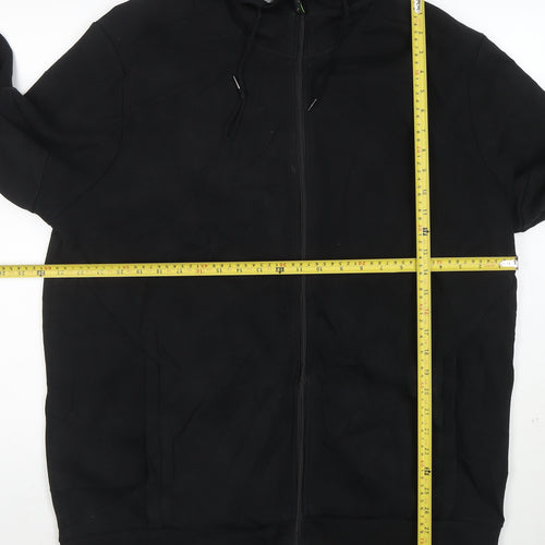 Hugo Boss Men's Black 3XL Full Zip Hoodie Classic Fit