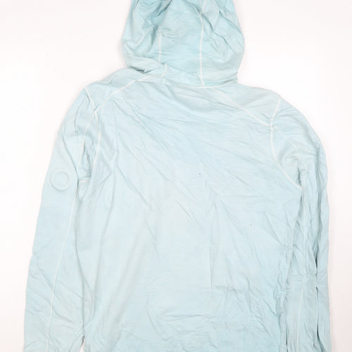 C.P. Company Mens Blue Pullover Hoodie Size M Lightweight Cotton