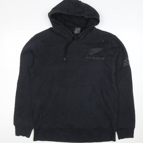 Adidas Men’s Black All Blacks Rugby Pullover Hoodie Size L