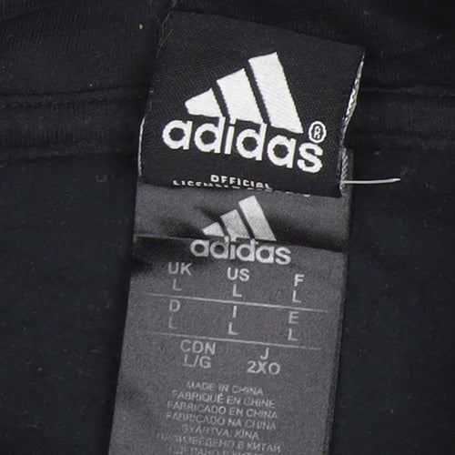 Adidas Men’s Black All Blacks Rugby Pullover Hoodie Size L