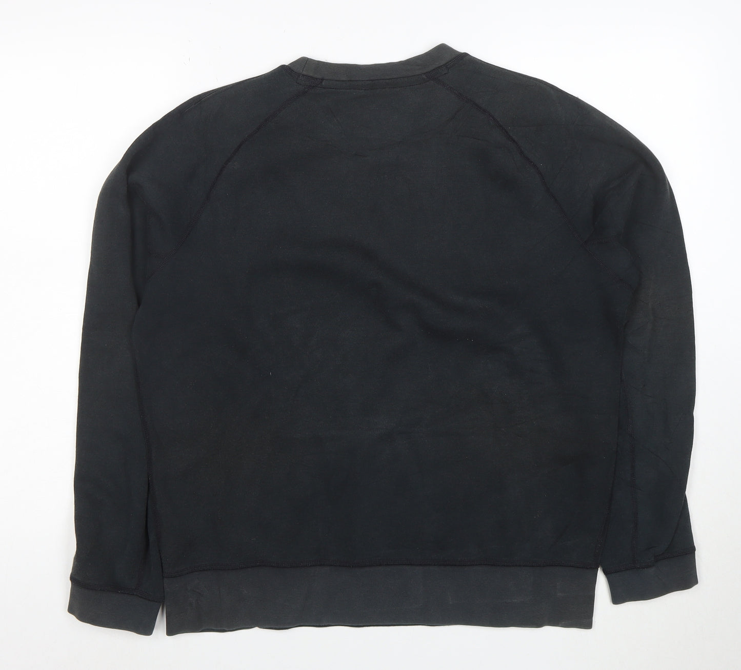 Nike Men's Black Medium Pullover Sweatshirt Crew Neck Fleece