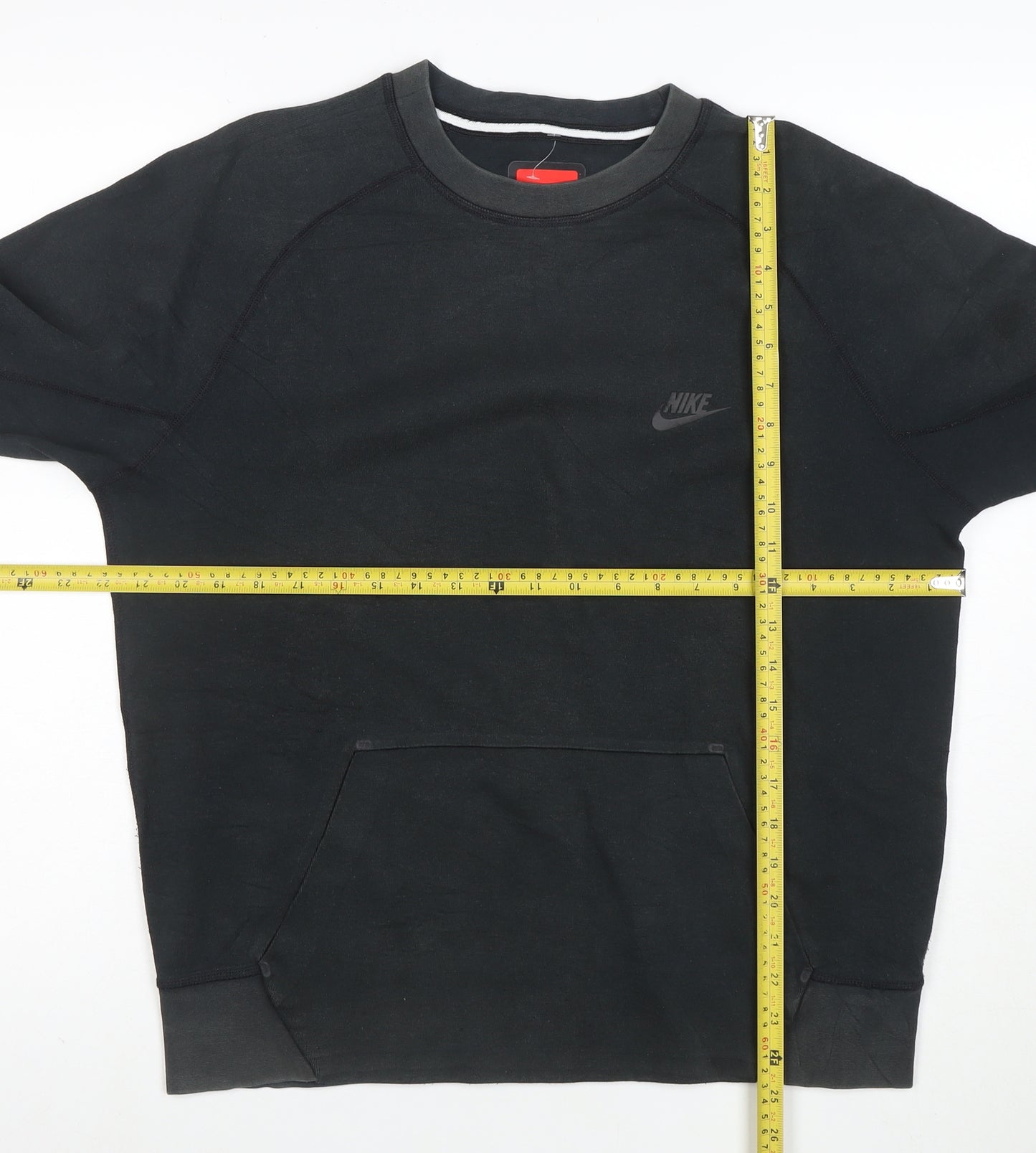 Nike Men's Black Medium Pullover Sweatshirt Crew Neck Fleece