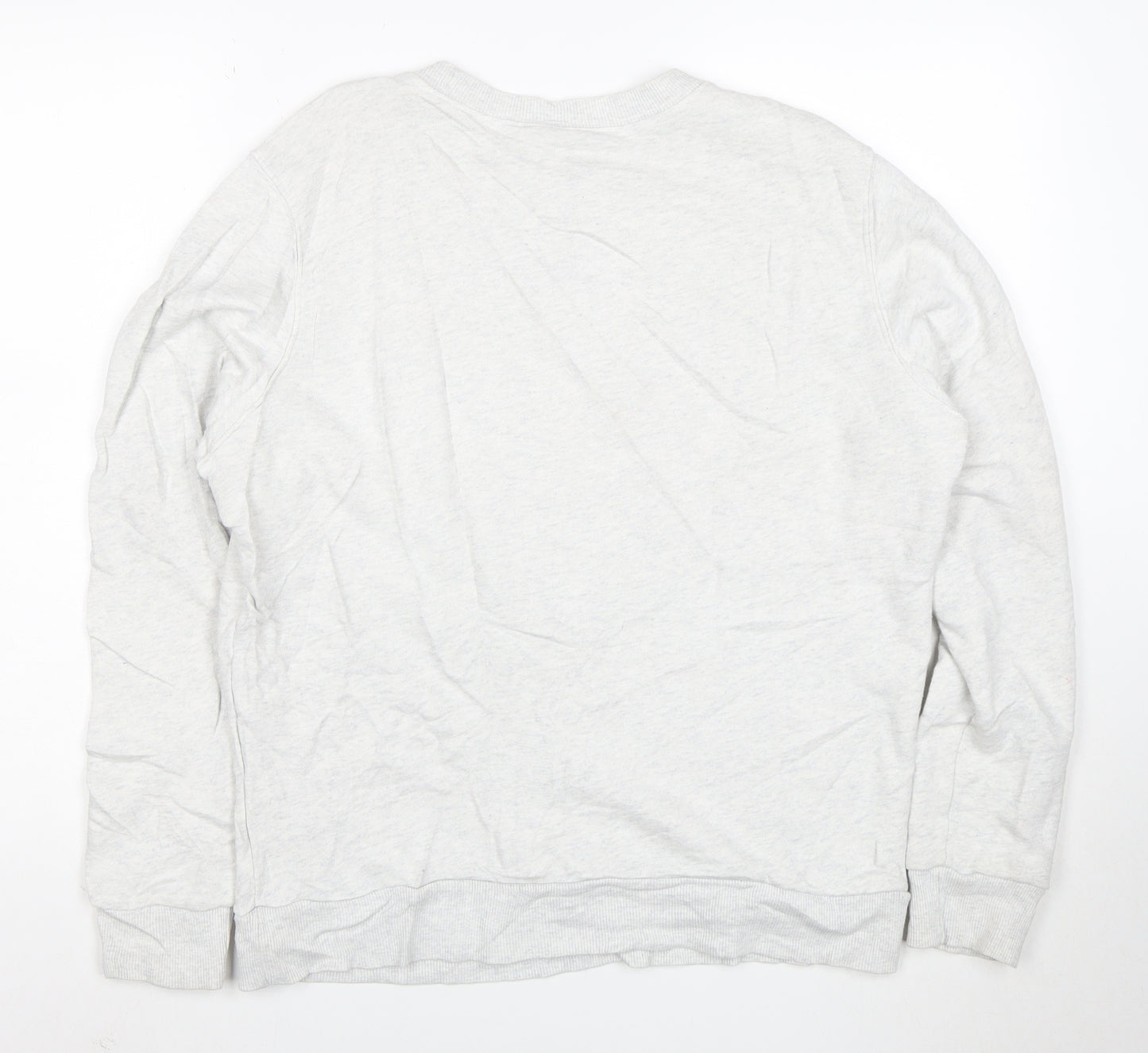 Reebok Men’s Grey Crew Neck Pullover Sweatshirt L
