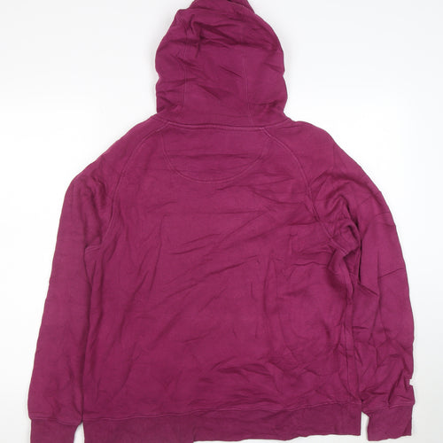 Canterbury Womens Purple Hoodie Size 16 Pullover Uglies Logo Sweatshirt