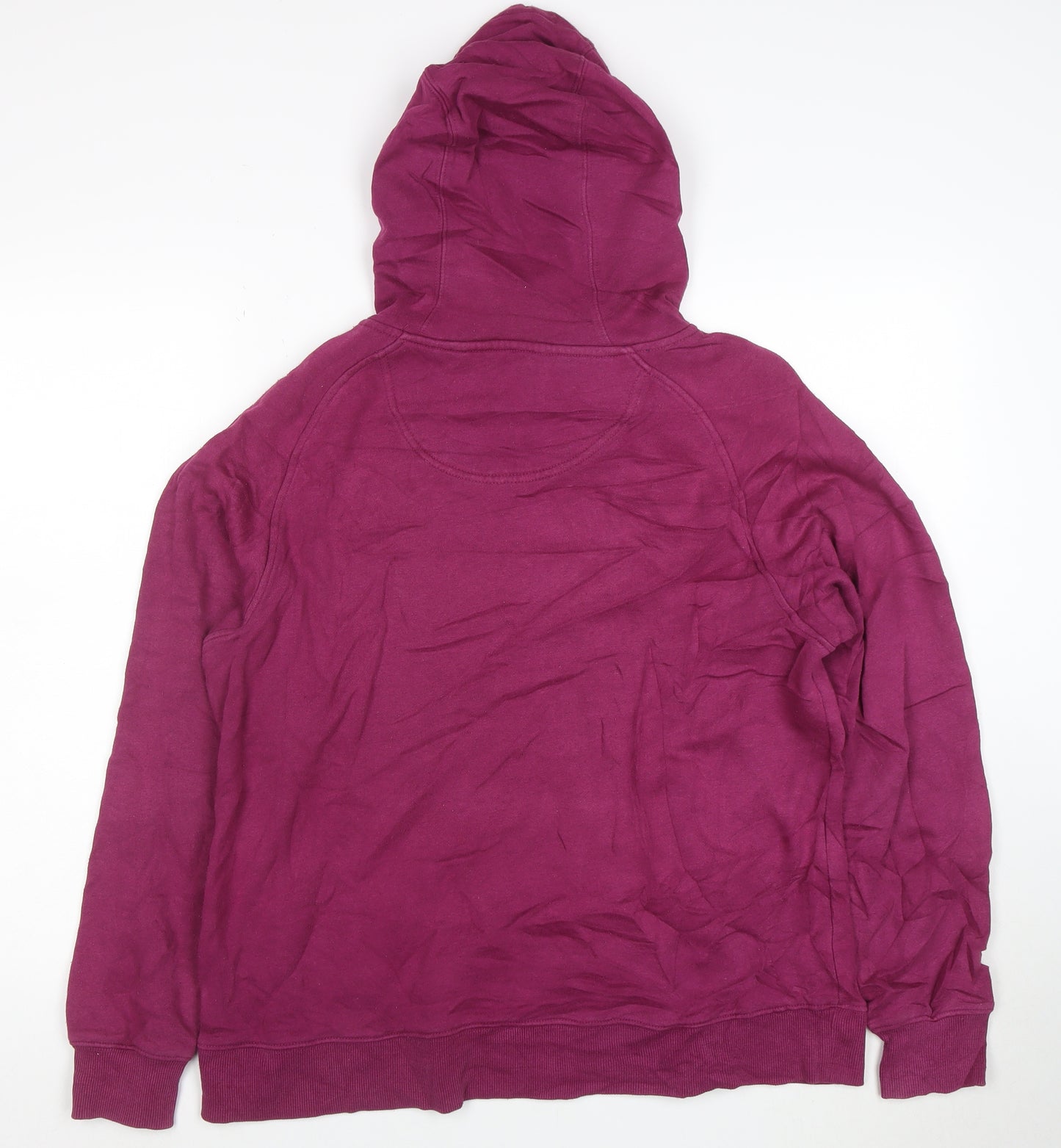 Canterbury Womens Purple Hoodie Size 16 Pullover Uglies Logo Sweatshirt