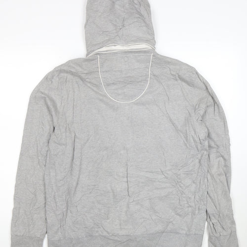 Hugo Boss Mens Grey Full Zip Hoodie 7XL Regular Fit