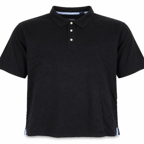 Chaps Men's Black 2XL Cotton Polo Shirt Classic Short Sleeve