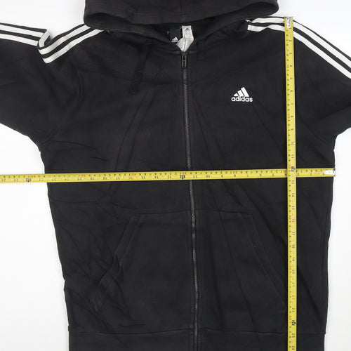 Adidas Men's Black Full Zip Hoodie Size L Sportswear Jacket