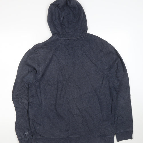 Lacoste Sport Men's Blue XL Full Zip Hoodie with Logo