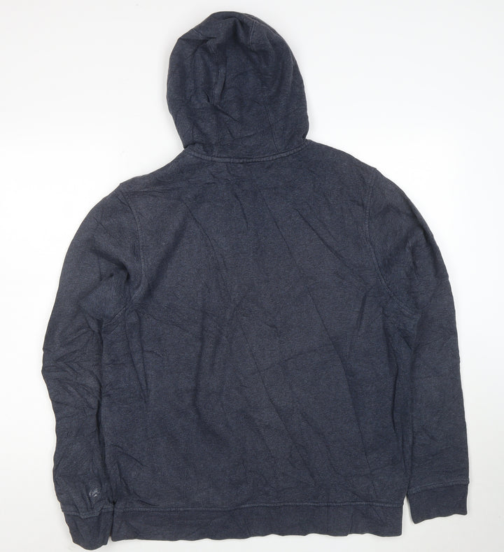 Lacoste Sport Men's Blue XL Full Zip Hoodie with Logo
