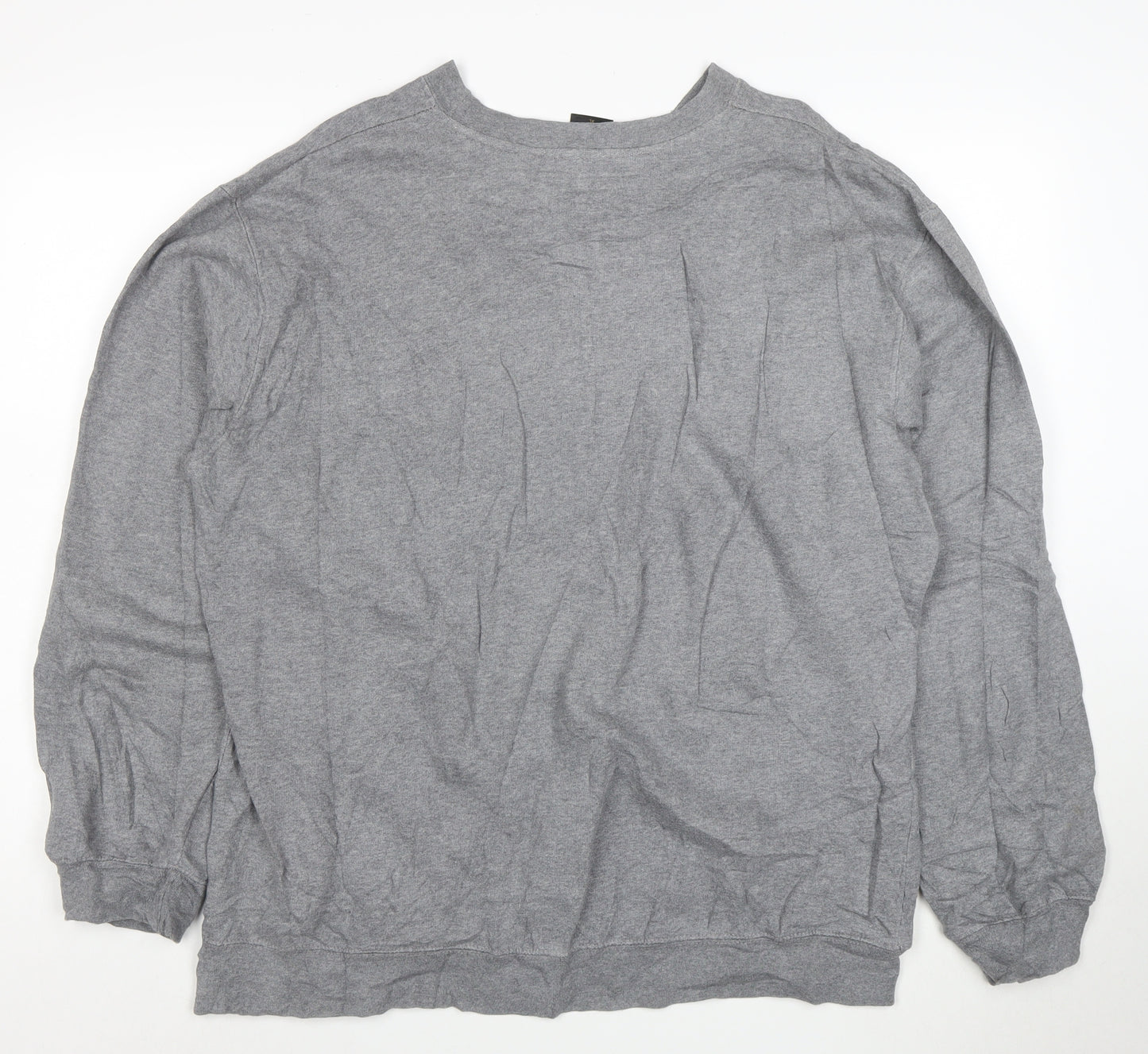 Obey Mens Grey XL Pullover Crew Neck Graphic Sweatshirt
