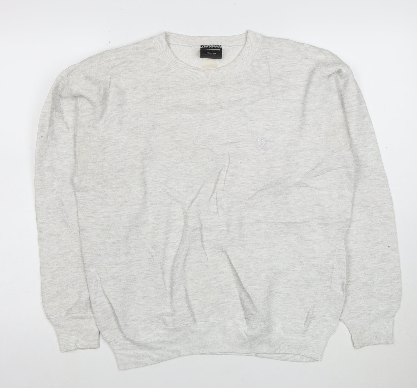 JCPenney USA Olympic Men's Grey Pullover Sweatshirt M