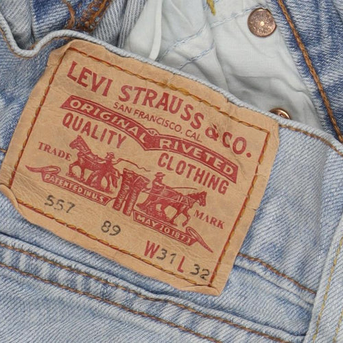 Levi's 557 Men's Light Blue Straight Fit Denim Jeans W31 L32