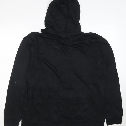 Calvin Klein Men's Black XL Pullover Hoodie with Logo