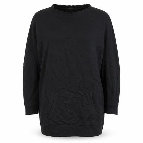 ASOS Women’s Black Size 12 Relaxed Cotton Tunic Top