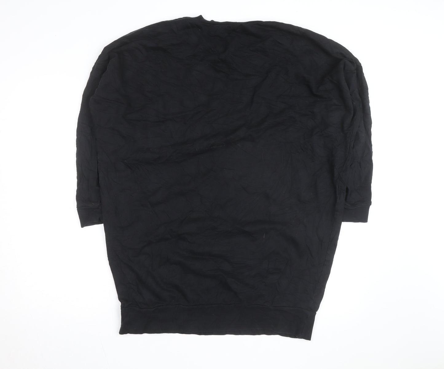 ASOS Women’s Black Size 12 Relaxed Cotton Tunic Top