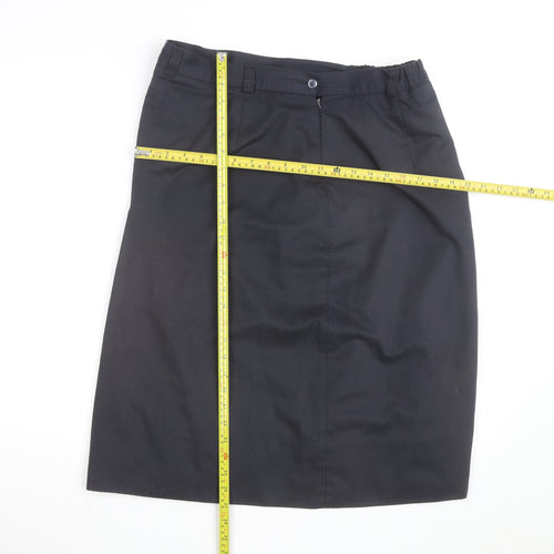 Outdoors Women Black Size 18 Pencil Work Skirt