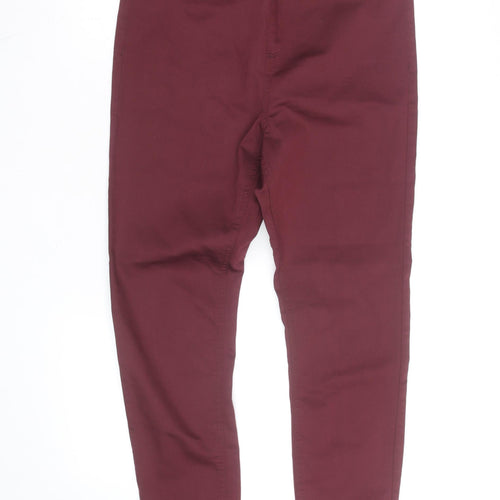 Dunnes Stores Women's Red Jegging Size 14 Slim Fit Stretch Jeans