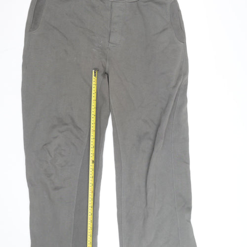 Fat Face Men's Grey 32 Regular Cotton Sweatpants Trousers