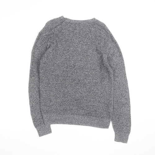 Original Penguin Men's Grey Knit Crew Neck Jumper Size M