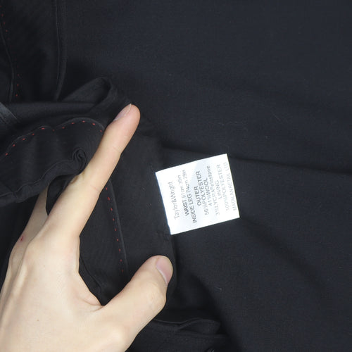 Taylor & Wright Men's Black 36S Pleated Dress Trousers