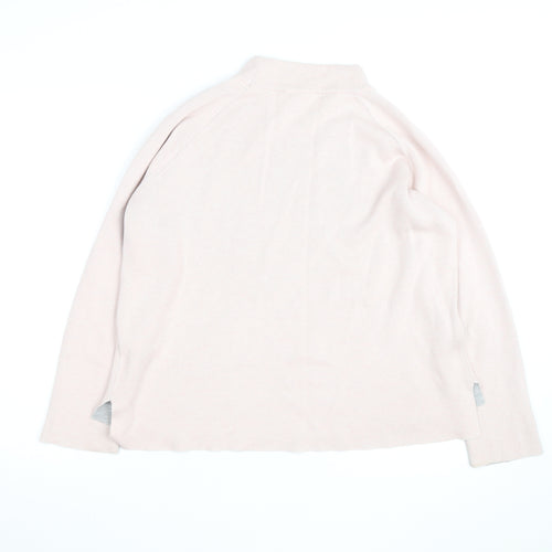 Betty Barclay Women’s Pink Mock Neck Long Sleeve Pullover Jumper Size 12