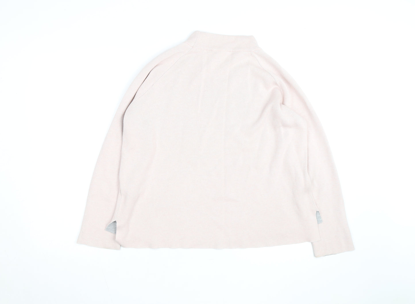 Betty Barclay Women’s Pink Mock Neck Long Sleeve Pullover Jumper Size 12