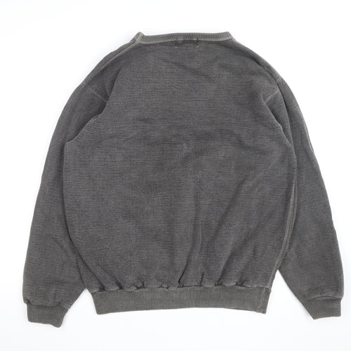Non-Fiction Men’s Grey Embroidered Canada Fleece Sweatshirt L