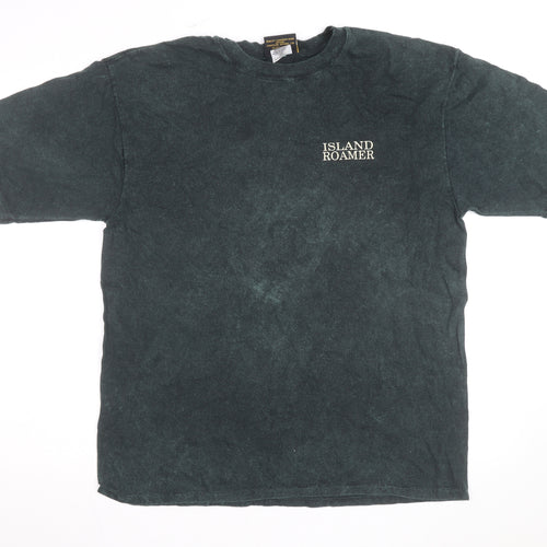 Coastline Men’s Green Island Roamer Graphic Nautical Cotton T-Shirt L