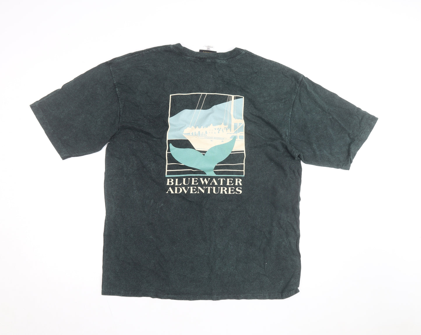 Coastline Men’s Green Island Roamer Graphic Nautical Cotton T-Shirt L