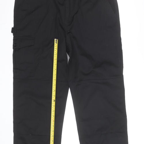 Regatta Men's Black Cargo Workwear Trousers Size L 36W 29L