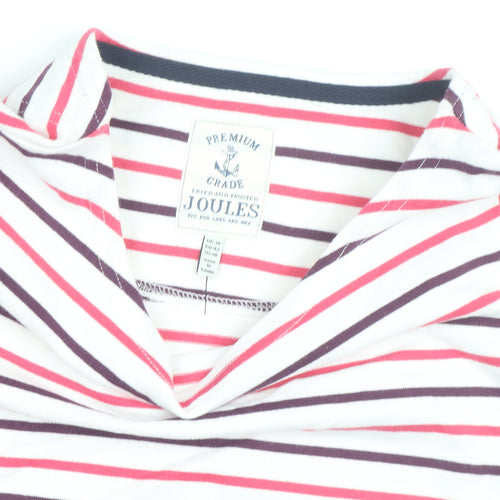 Joules Women’s Multicoloured Stripe Cotton Shift Dress Size 14
